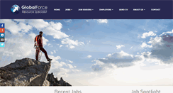 Desktop Screenshot of globalforceresource.com